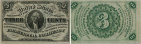 Country : UNITED STATES OF AMERICA 
Face Value : 3 Cents  
Date : 03 mars 1863 
Period/Province/Bank : Fractional Currency 
Catalogue reference : P.10...