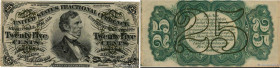 Country : UNITED STATES OF AMERICA 
Face Value : 25 Cents  
Date : 03 mars 1863 
Period/Province/Bank : Fractional Currency 
Catalogue reference : P.1...