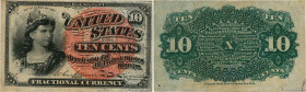 Country : UNITED STATES OF AMERICA 
Face Value : 10 Cents  
Date : 03 mars 1863 
Period/Province/Bank : Fractional Currency 
Catalogue reference : P.1...