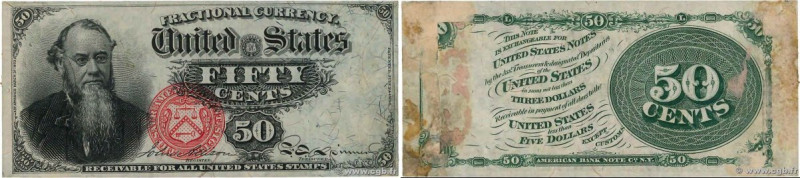 Country : UNITED STATES OF AMERICA 
Face Value : 50 Cents  
Date : 03 mars 1863 ...