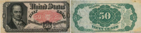 Country : UNITED STATES OF AMERICA 
Face Value : 50 Cents  
Date : 1875 
Period/Province/Bank : Fractional Currency 
Catalogue reference : P.124 
Addi...
