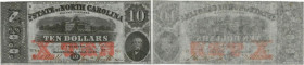 Country : UNITED STATES OF AMERICA 
Face Value : 10 Dollars  
Date : 01 janvier 1863 
Period/Province/Bank : The State of North Carolina 
Department :...
