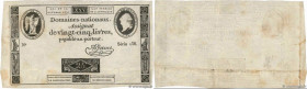Country : FRANCE 
Face Value : 25 Livres  
Date : 24 octobre 1792 
Period/Province/Bank : Assignats 
Catalogue reference : Ass.37a 
Alphabet - signatu...