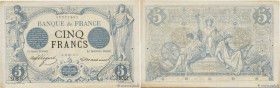 Country : FRANCE 
Face Value : 5 Francs NOIR  
Date : 31 janvier 1873 
Period/Province/Bank : Banque de France, XXe siècle 
Catalogue reference : F.01...