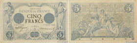 Country : FRANCE 
Face Value : 5 Francs NOIR  
Date : 04 septembre 1873 
Period/Province/Bank : Banque de France, XXe siècle 
Catalogue reference : F....