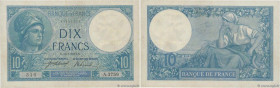 Country : FRANCE 
Face Value : 10 Francs MINERVE  
Date : 19 juillet 1917 
Period/Province/Bank : Banque de France, XXe siècle 
Catalogue reference : ...