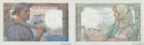 Country : FRANCE 
Face Value : 10 Francs MINEUR  
Date : 09 octobre 1941 
Period/Province/Bank : Banque de France, XXe siècle 
Catalogue reference : F...