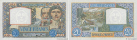 Country : FRANCE 
Face Value : 20 Francs TRAVAIL ET SCIENCE  
Date : 08 mai 1941 
Period/Province/Bank : Banque de France, XXe siècle 
Catalogue refer...