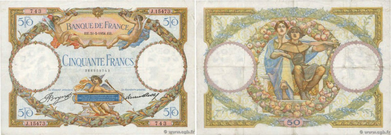 Country : FRANCE 
Face Value : 50 Francs LUC OLIVIER MERSON type modifié  
Date ...