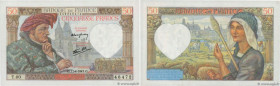 Country : FRANCE 
Face Value : 50 Francs JACQUES CŒUR  
Date : 17 avril 1941 
Period/Province/Bank : Banque de France, XXe siècle 
Catalogue reference...