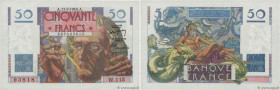 Country : FRANCE 
Face Value : 50 Francs LE VERRIER  
Date : 17 février 1949 
Period/Province/Bank : Banque de France, XXe siècle 
Catalogue reference...