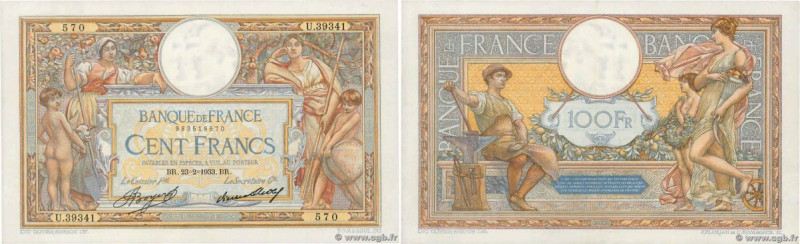 Country : FRANCE 
Face Value : 100 Francs LUC OLIVIER MERSON grands cartouches  ...