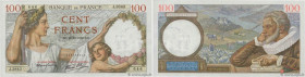 Country : FRANCE 
Face Value : 100 Francs SULLY  
Date : 26 octobre 1939 
Period/Province/Bank : Banque de France, XXe siècle 
Catalogue reference : F...