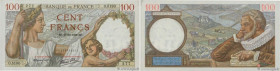 Country : FRANCE 
Face Value : 100 Francs SULLY  
Date : 21 décembre 1939 
Period/Province/Bank : Banque de France, XXe siècle 
Catalogue reference : ...