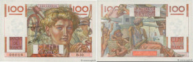 Country : FRANCE 
Face Value : 100 Francs JEUNE PAYSAN  
Date : 18 avril 1946 
Period/Province/Bank : Banque de France, XXe siècle 
Catalogue referenc...