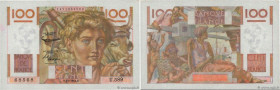 Country : FRANCE 
Face Value : 100 Francs JEUNE PAYSAN Numéro spécial 
Date : 04 mars 1954 
Period/Province/Bank : Banque de France, XXe siècle 
Catal...