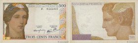 Country : FRANCE 
Face Value : 300 Francs  
Date : (06 octobre 1938) 
Period/Province/Bank : Banque de France, XXe siècle 
Catalogue reference : F.29....