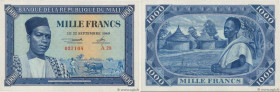 Country : MALI 
Face Value : 1000 Francs  
Date : 22 septembre 1960 
Period/Province/Bank : Banque de la République du Mali 
Catalogue reference : P.4...