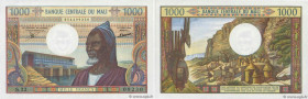 Country : MALI 
Face Value : 1000 Francs  
Date : (1970-1984) 
Period/Province/Bank : Banque Centrale du Mali 
Catalogue reference : P.13c 
Alphabet -...