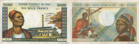 Country : MALI 
Face Value : 10000 Francs  
Date : (1973-1984) 
Period/Province/Bank : Banque Centrale du Mali 
Catalogue reference : P.15g 
Additiona...