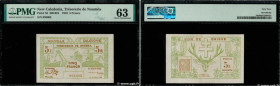 Country : NEW CALEDONIA 
Face Value : 5 Francs  
Date : 15 juin 1943 
Period/Province/Bank : Trésorerie de Nouméa 
Catalogue reference : P.58 
Additio...