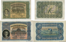 Country : SWITZERLAND 
Face Value : 50 et 100 Francs Lot 
Date : 1927-1949 
Period/Province/Bank : Banque Nationale Suisse 
Catalogue reference : P.34...