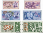 Country : SWITZERLAND 
Face Value : 10, 20 et 50 Francs Lot 
Date : 1969-1973 
Period/Province/Bank : Banque Nationale Suisse 
Catalogue reference : P...