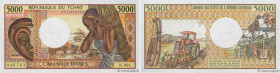 Country : CHAD 
Face Value : 5000 Francs  
Date : (1991) 
Period/Province/Bank : B.E.A.C. 
Catalogue reference : P.11 
Alphabet - signatures - series ...
