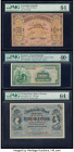 Azerbaijan Republic 500 Rubles 1920 Pick 7 PMG Choice Uncirculated 64; German States Bank of Saxony 100 Mark 2.1.1911 Pick S952b PMG Choice Uncirculat...