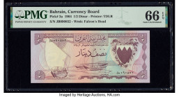 Bahrain Currency Board 1/2 Dinar 1964 Pick 3a PMG Gem Uncirculated 66 EPQ. 

HID09801242017

© 2020 Heritage Auctions | All Rights Reserved