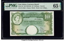 East Africa East African Currency Board 10 Shillings ND (1958-60) Pick 38 PMG Gem Uncirculated 65 EPQ. 

HID09801242017

© 2020 Heritage Auctions | Al...