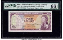East Caribbean States Currency Authority 20 Dollars ND (1965) Pick 15g PMG Gem Uncirculated 66 EPQ. 

HID09801242017

© 2020 Heritage Auctions | All R...