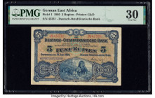 German East Africa Deutsch-Ostafrikanische Bank 5 Rupien 15.6.1905 Pick 1 PMG Very Fine 30. 

HID09801242017

© 2020 Heritage Auctions | All Rights Re...