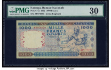 Katanga Banque Nationale du Katanga 1000 Francs 26.2.1962 Pick 14a PMG Very Fine 30. 

HID09801242017

© 2020 Heritage Auctions | All Rights Reserved