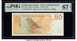 Netherlands Antilles Bank van de Nederlandse Antillen 50 Gulden 31.3.1986 Pick 25a PMG Superb Gem Unc 67 EPQ. 

HID09801242017

© 2020 Heritage Auctio...