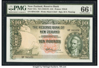 New Zealand Reserve Bank of New Zealand 10 Pounds ND (1956-67) Pick 161c PMG Gem Uncirculated 66 EPQ. 

HID09801242017

© 2020 Heritage Auctions | All...