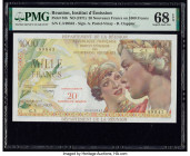 Reunion Departement de la Reunion 20 Nouveaux Francs on 1000 Francs ND (1971) Pick 55b PMG Superb Gem Unc 68 EPQ. 

HID09801242017

© 2020 Heritage Au...