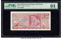 Rwanda-Burundi Banque d'Emission du Rwanda et du Burundi 50 Francs 1.10.1960 Pick 4 PMG Choice Uncirculated 64. 

HID09801242017

© 2020 Heritage Auct...