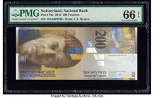 Switzerland National Bank 200 Franken 2013 Pick 73e PMG Gem Uncirculated 66 EPQ. 

HID09801242017

© 2020 Heritage Auctions | All Rights Reserved