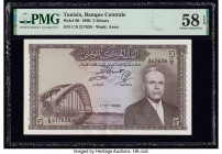 Tunisia Banque Centrale 5 Dinars 1960 Pick 60 PMG Choice About Unc 58 EPQ. 

HID09801242017

© 2020 Heritage Auctions | All Rights Reserved
