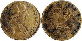 Undated (possibly ca. 1793) Washington Success Medal. Small Size. Musante GW-44, Baker-267A, W-10877. Brass. Plain Edge. AU-55 (PCGS).

40.6 grains. A...