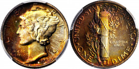 1939 Mercury Dime. Proof-68 (PCGS).

Noteworthy as a condition rarity for this Proof Mercury dime issue, this dazzling Ultra Gem is of even further de...