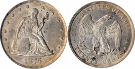 1875-CC Twenty-Cent Piece. BF-2. Rarity-1. AU-55 (PCGS). OGH.

Lightly toned in iridescent golden-apricot, this is a lustrous Choice AU example of the...