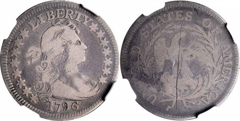 1796 Draped Bust Quarter. B-1. Rarity-4+. VG Details--Reverse Scratched (NGC).

...