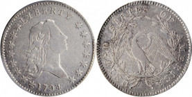 1794 Flowing Hair Half Dollar. O-105, T-3. Rarity-4+. VF Details--Graffiti (PCGS).

Plenty of bold detail remains from a well centered and nicely exec...