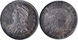 1817/3 Capped Bust Half Dollar. O-101a. Rarity-1. EF-45 (PCGS).

Boldly toned steel-olive surfaces reveal glints of pale gold and cobalt blue underton...