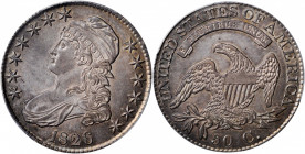 1826 Capped Bust Half Dollar. O-118a. Rarity-1. MS-62 (PCGS). CAC.

Satiny surfaces are sharply struck throughout and remarkably smooth for the assign...