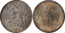 1837 Capped Bust Half Dollar. Reeded Edge. 50 CENTS. GR-12. Rarity-2. MS-63 (ICG).

Satiny in finish with sharply struck focal features, vivid reddish...