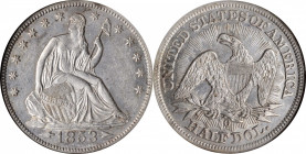 1853-O Liberty Seated Half Dollar. Arrows and Rays. WB-19. Rarity-6. AU-55 (NGC).

A significant offering for the advanced Liberty Seated half dollar ...