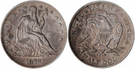 1878-CC Liberty Seated Half Dollar. WB-1, the only known dies. Rarity-4. VF Details--Cleaned (PCGS).

The final Carson City Mint half dollar, the 1878...